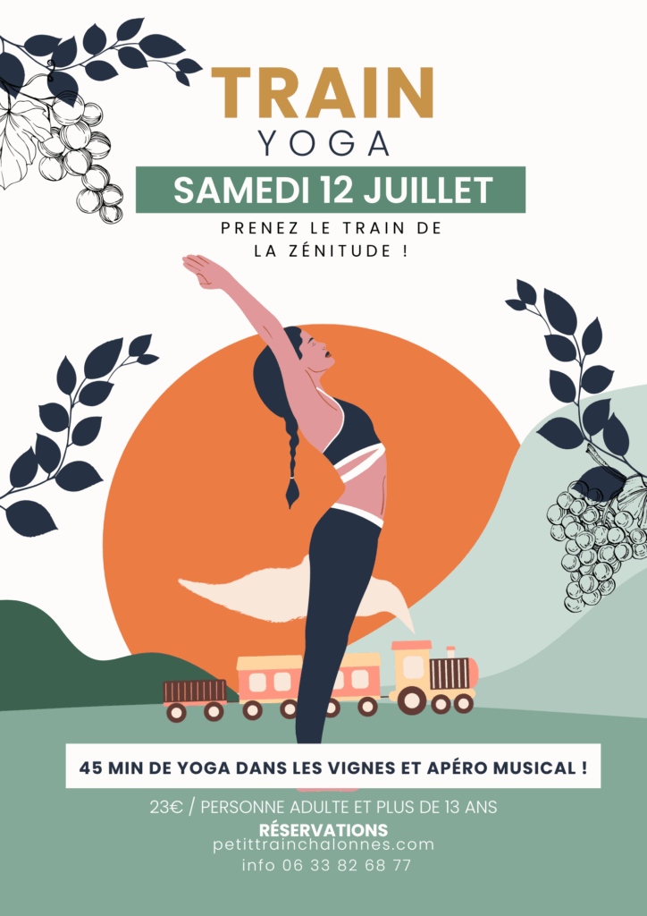 Affiche train yoga 12 juillet